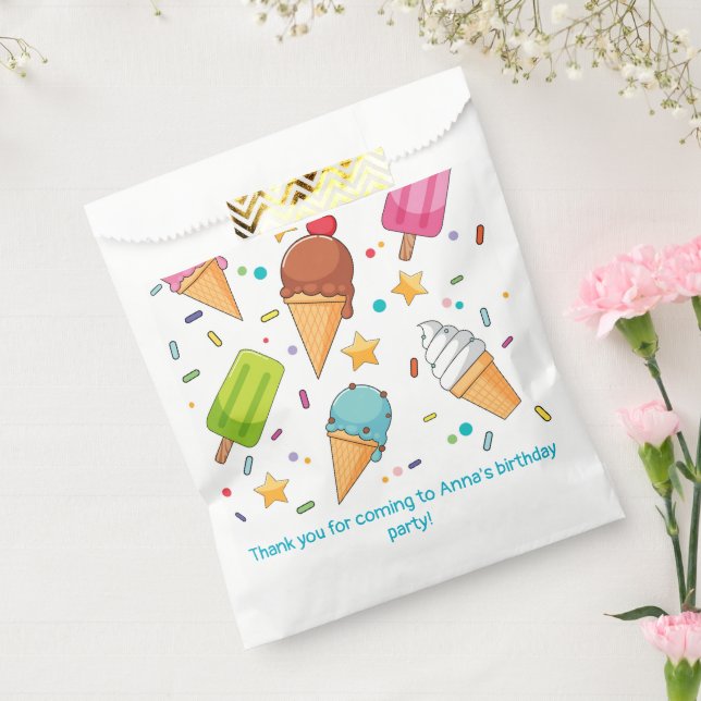 Bolsa De Papel Paleta de helado (Sellado)