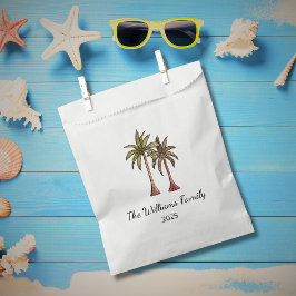 Bolsa De Papel Palm Trees Tropicales Fiesta de piscina de verano