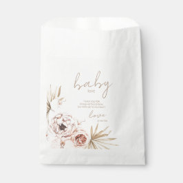 Bolsa De Papel Pampas Grass Boho Bohemian Baby Shower