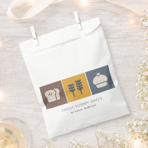 Bolsa De Papel Pan De Trigo De Muffin Pan Ochre Gray Gray Chef Ba