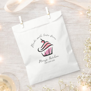 Bolsa De Papel Panadería Casera Pupcakes Pequeña Empresa