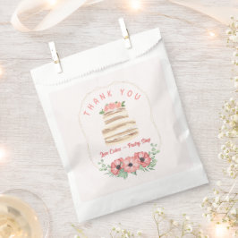 Bolsa De Papel Panadería de Flores Love Cakes