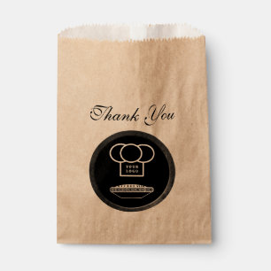 Bolsa De Papel Panadería de restaurante rústico comida logotipo p