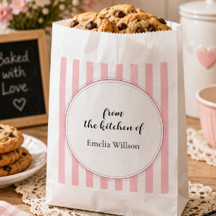 Bolsa De Papel Panadería personalizada "De la cocina de"