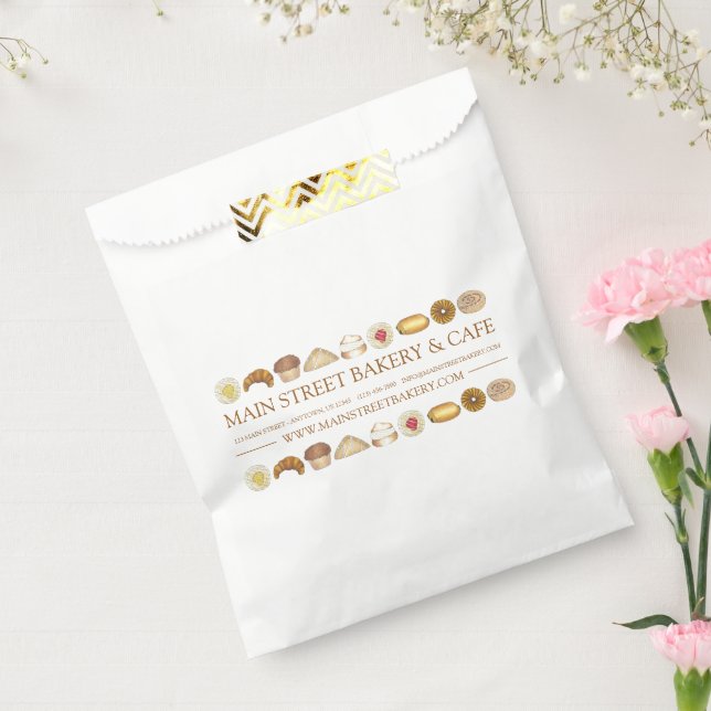 Bolsa De Papel Panadería Repostería Dulces Pasteles (Sellado)