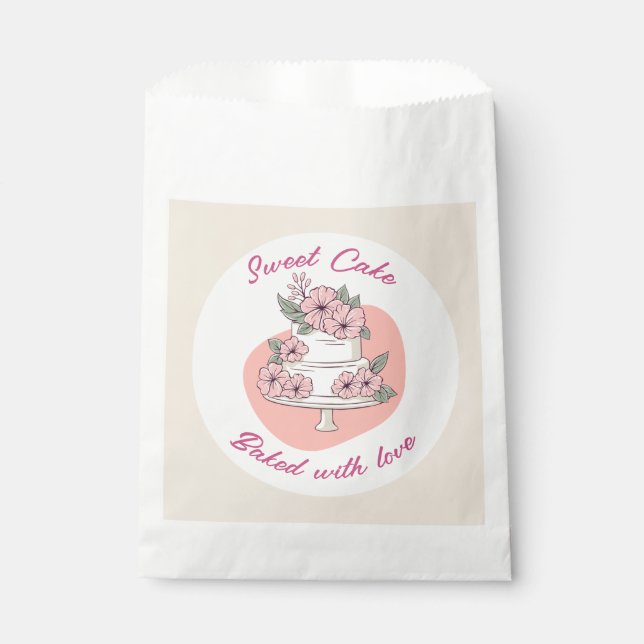 Bolsa De Papel Panadería Sweet Cake (Anverso)