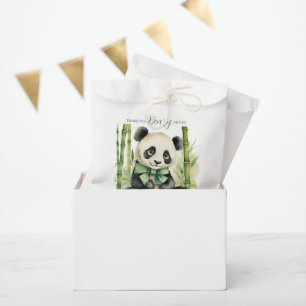 Bolsa De Papel Panda Bear Gracias Beary Mucha Baby Shower