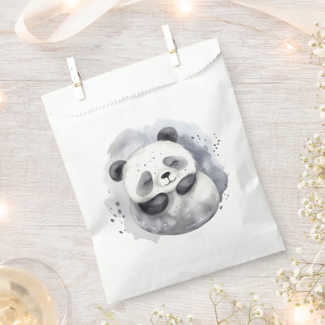Bolsa De Papel Panda Cómodo (Cortado)