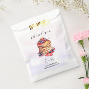 Bolsa De Papel Panqueques y Pacificadores Brunch Baby Shower