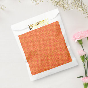 Bolsa De Papel Papel envuelto con un patrón con naranja,
