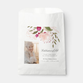 Bolsa De Papel Paquete conmemorativo personalizado para funeral