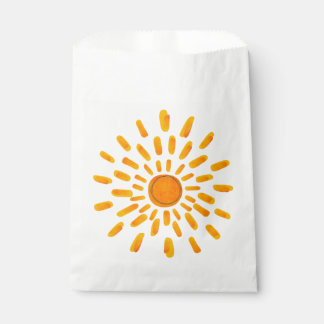 Bolsa De Papel Paquete de favor de Sunshine Party