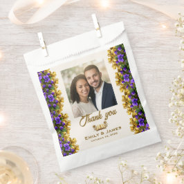 Bolsa De Papel Paquete de Semillas de Boda Violeta de Nueva Jerse