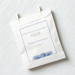 Bolsa De Papel Paquete de semillas de funeral de Hortensia Azul B