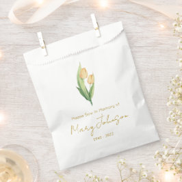 Bolsa De Papel Paquete de semillas de tulipán simple Funeral 