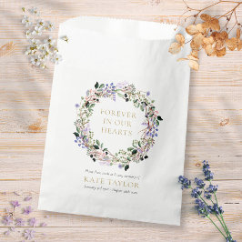 Bolsa De Papel Paquete de semillas en funeral floral Lavender