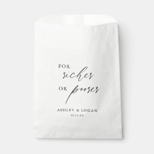 Bolsa De Papel Para boletos de escotilla para Bodas más ricos o p