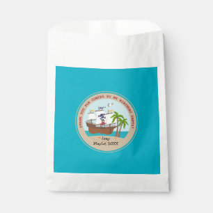 Bolsa de papel para la fiesta de los piratas