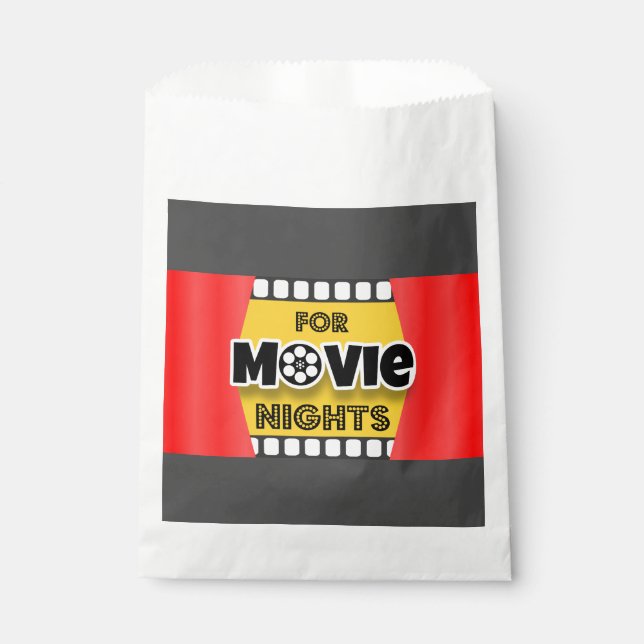 Bolsa De Papel Para noches de película (Anverso)