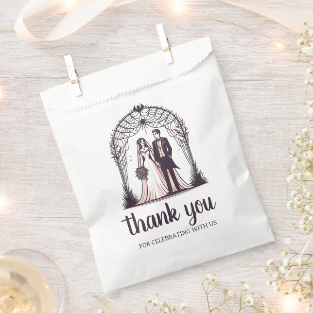 Bolsa De Papel Pareja de vampiros (Cortado)