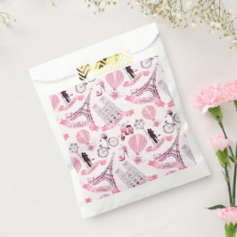 Bolsa De Papel Paris Birday Shower Fiesta Boda Pink