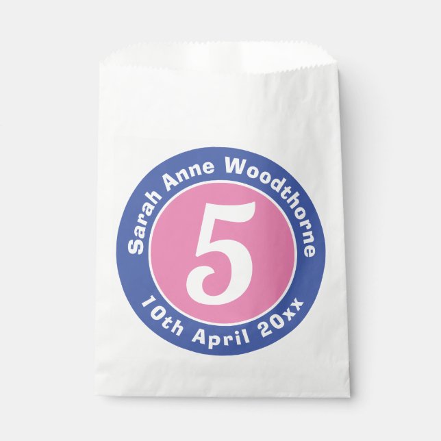 Bolsa De Papel Partida de cumpleaños infantil Goody Bag (Anverso)