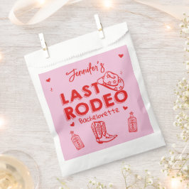 Bolsa De Papel Partido Bachelorette Bachelorette de Rodeo Rosa