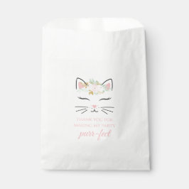 Bolsa De Papel Partido de Cumpleaños de Gatitos favorece las bols