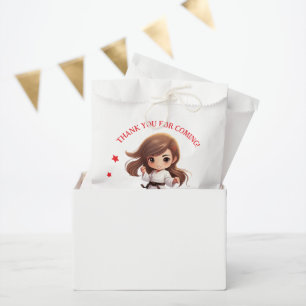 Bolsa De Papel Partido de Cumpleaños de las Artes Marciales del c