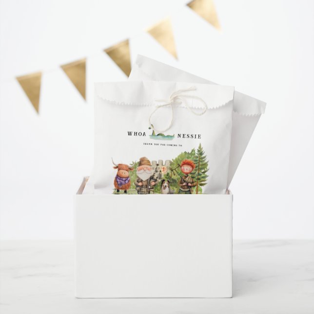 Bolsa De Papel Partido de Cumpleaños Temático de Escocia (Fiesta)
