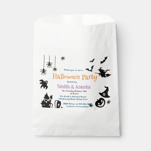 Bolsa De Papel Partido de Halloween para Adultos de Innovación (Anverso)