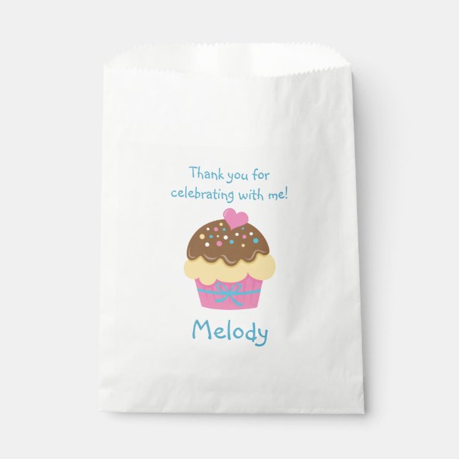 Bolsa De Papel Partido de los pastores personalizado favorece la  (Anverso)