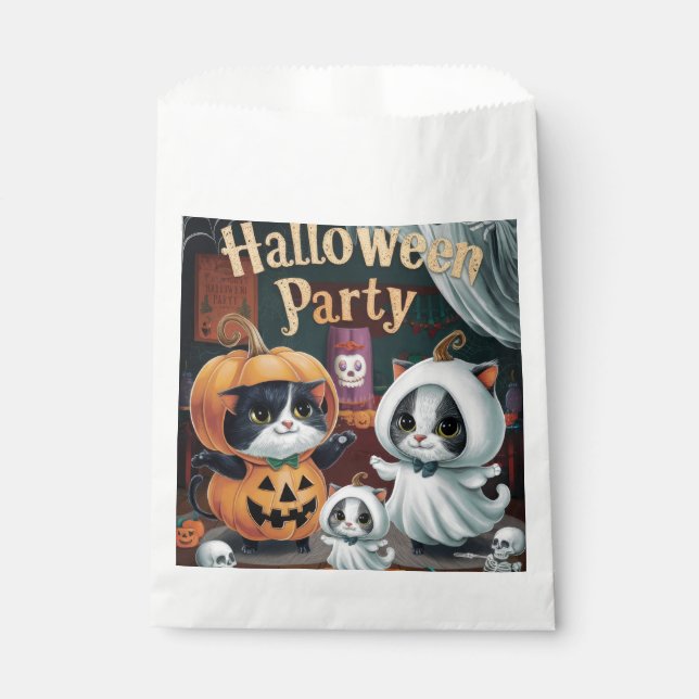Bolsa De Papel Partido Halloween Spooktacular (Anverso)