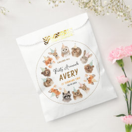 Bolsa De Papel Party Animals 2nd Birthday | Cute Jungle Animal