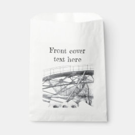 Bolsa De Papel Pasarela antigua. Dibujo a lápiz.