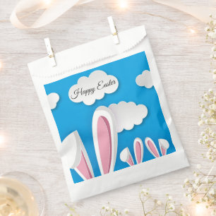 Bolsa De Papel Pascua feliz perfecta, orejas de conejito