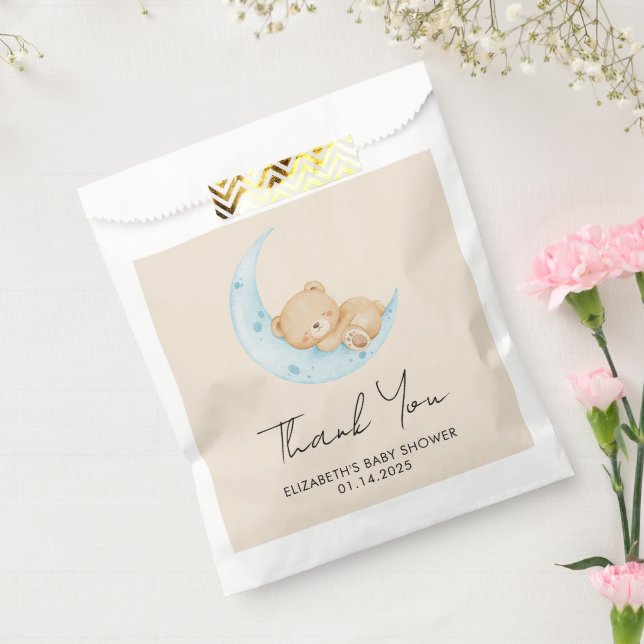 Bolsa De Papel Pastel Balloon Baby Shower (Sellado)