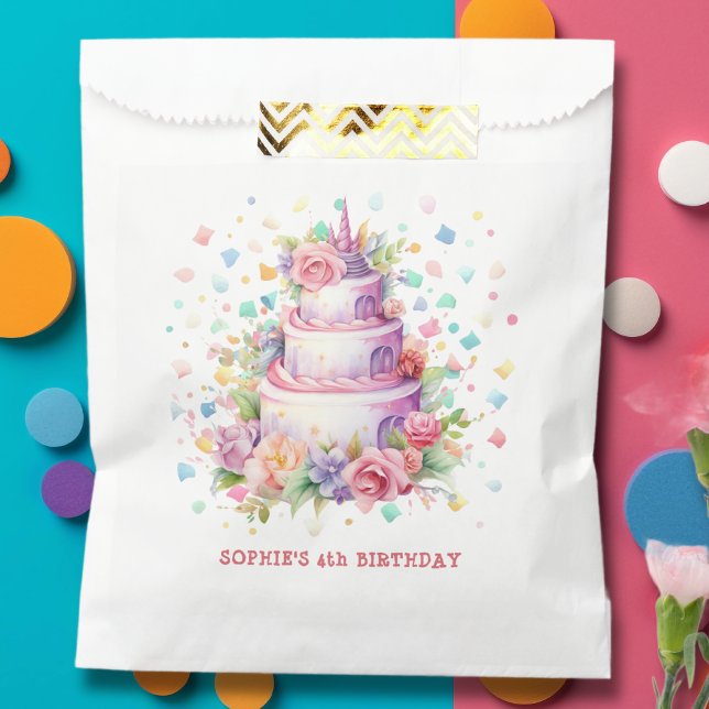 Bolsa De Papel Pastel Cumpleaños (Subido por el creador)