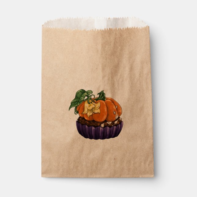 Bolsa De Papel Pastel de calabaza (Anverso)