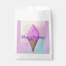 Bolsa De Papel Pastel de helado de helado