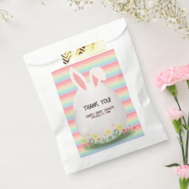 Bolsa De Papel Pastel Easter Egg Bunny Baby Shower