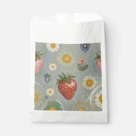 Bolsa De Papel Pastel Floral y Berry Delight