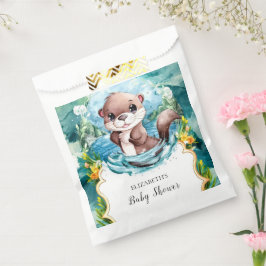 Bolsa De Papel Pastel Otter Baby Shower