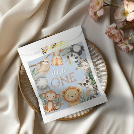 Bolsa De Papel Pastel Tropical Salvaje Una Selva Animales Safari