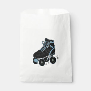 Bolsa De Papel Patín de ruedas en negro
