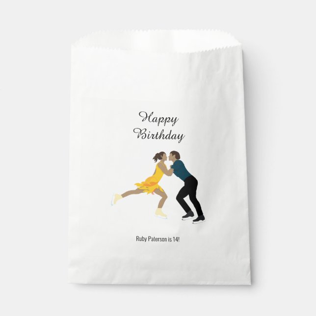 Bolsa De Papel Patinaje artístico (Anverso)