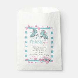 Bolsa De Papel Patinaje sobre ruedas Gracias Fiesta Pastel