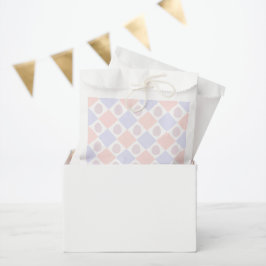 Bolsa De Papel Patrón de diamantes de Pascua con huevos decorados
