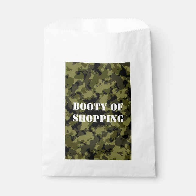 Bolsa De Papel Patrón de estilo militar de camuflaje (Anverso)