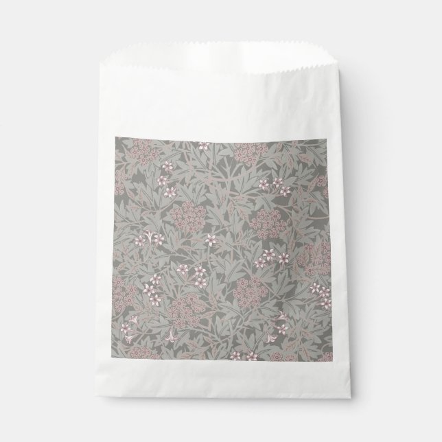 Bolsa De Papel Patrón de Flor de Jazmín de William Morris (Anverso)